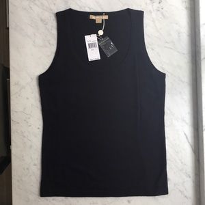 Aubergine Purple 100% Cashmere Tank Top